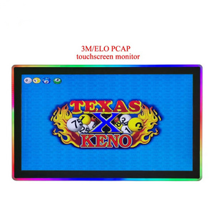 22'' Texas Keno Touch Screen gaming Monitor work for POG Life of Luxury Fox340s game machine