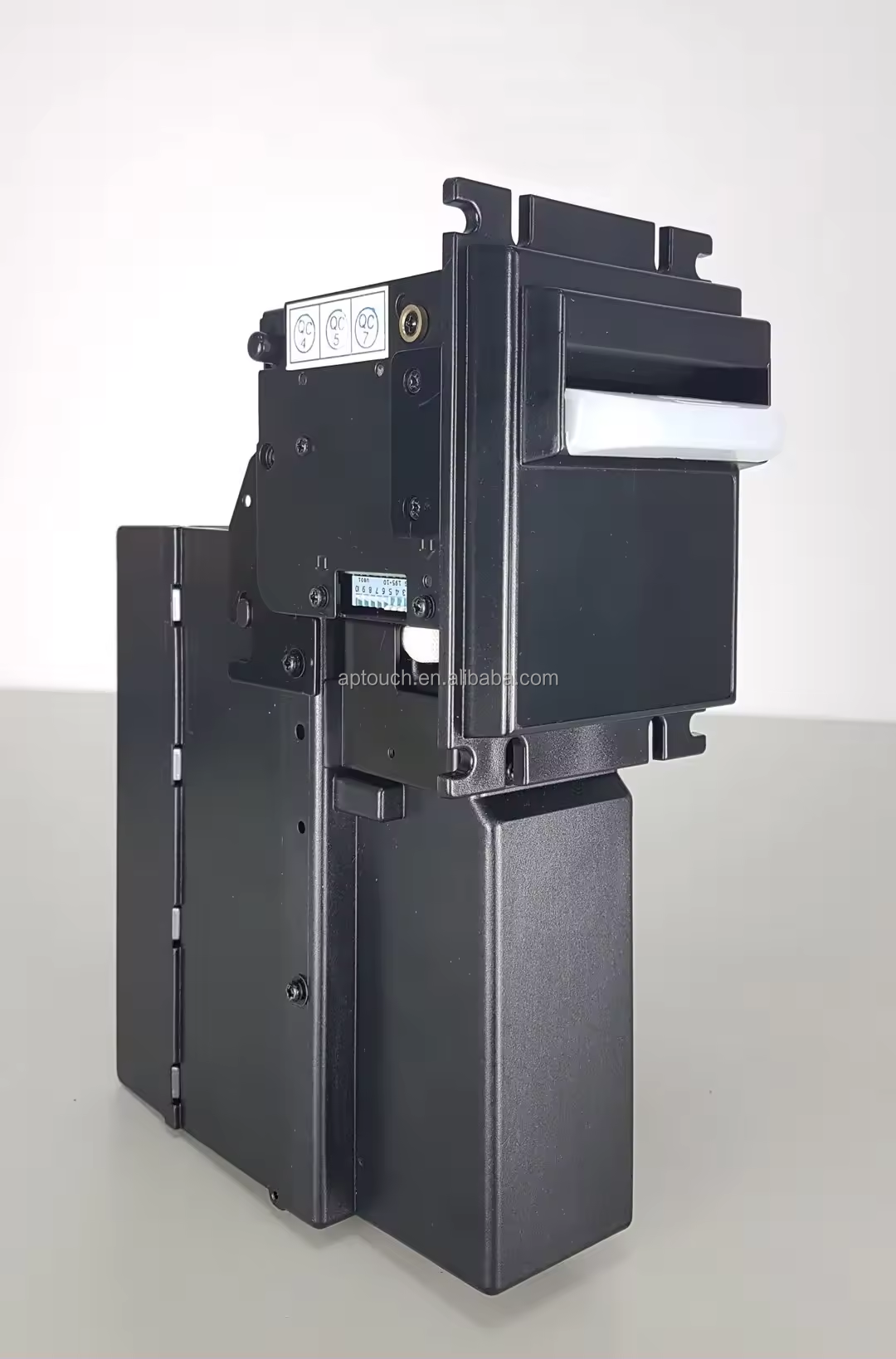 TOP TP70P5 bill acceptor with stacker box attached for game machine