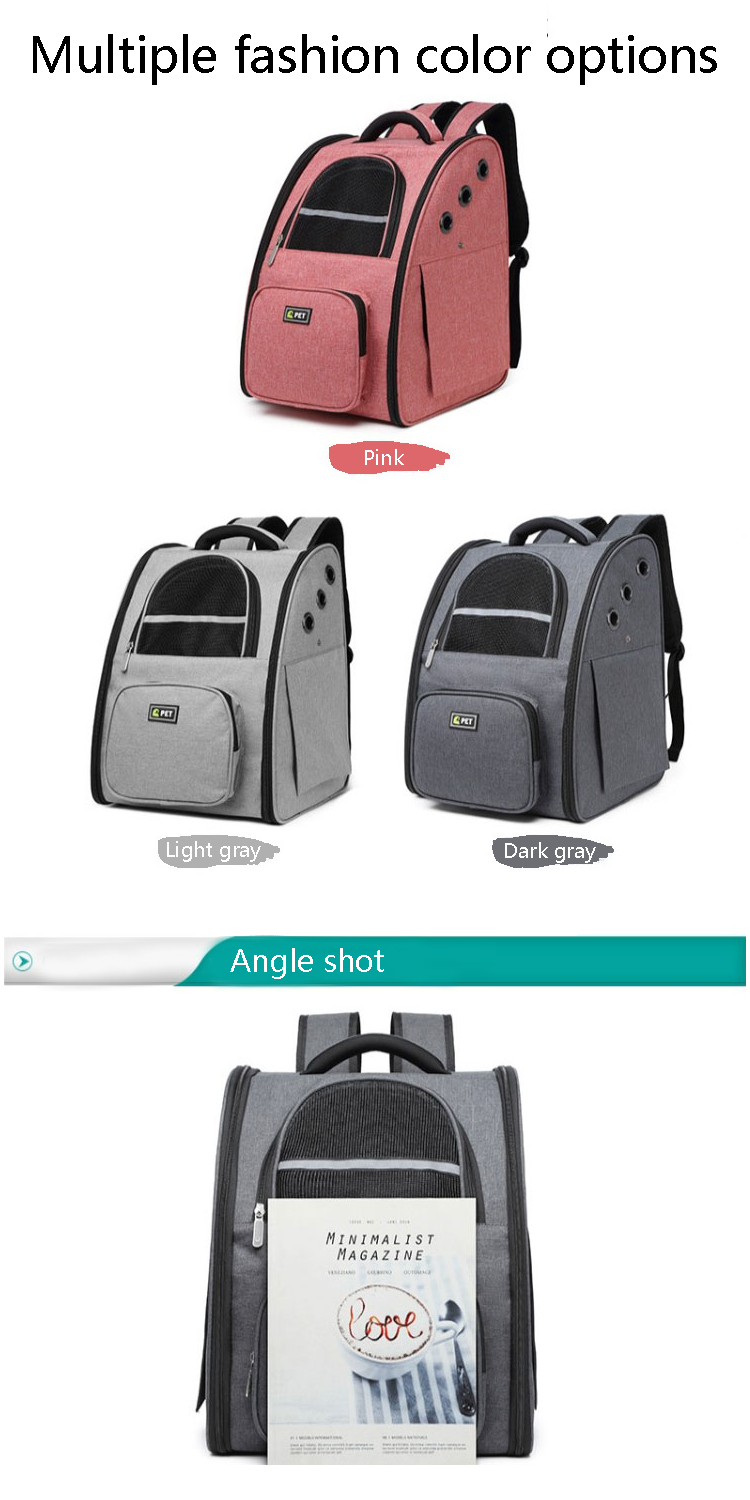 Wholesale Cat Bag Going Out Portable Dog Trolley Case Backpack Outdoor Travel Pet Bag Cat Supplies