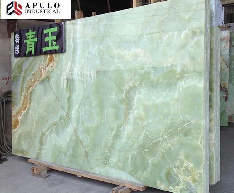 Translucent light green onyx pakistan iran green onyx marble stone slab red vein marmor onyx marbl