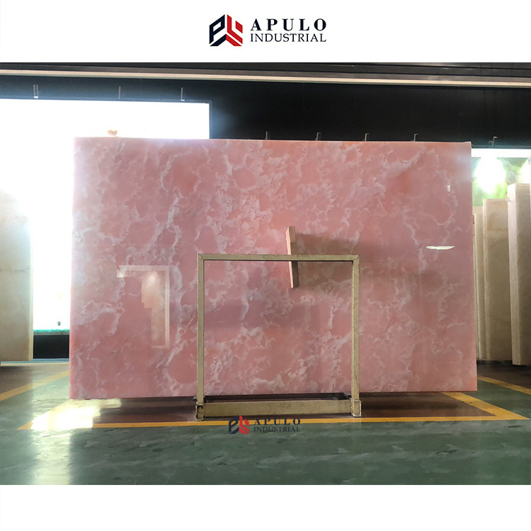 China nature crystal pink carrara table marble stone floor rose rosalia rosa aurora onyx slab vanity top bathroom tiles decor