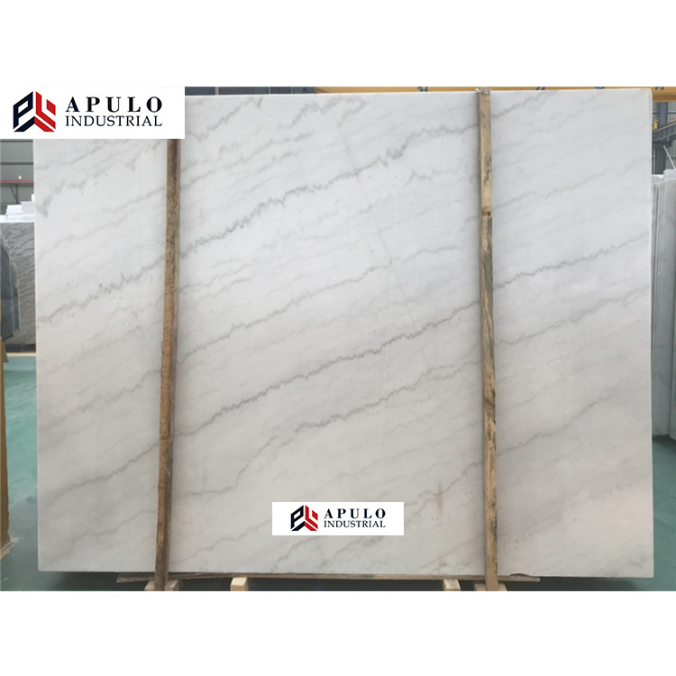 Sale Chinese China Natural Wall Living Room Floor Tile Polished Cheapest Guangxi White Grey Big Marble Slabs Suppliers Prices