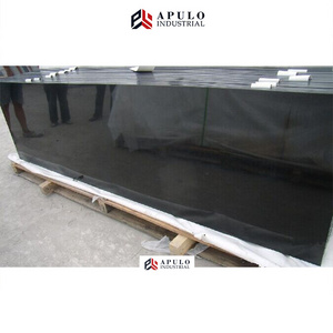 Factory price Mongolia/mongolian black granite slab black cemetery marble slabs absolute black grave tombstone granite tile