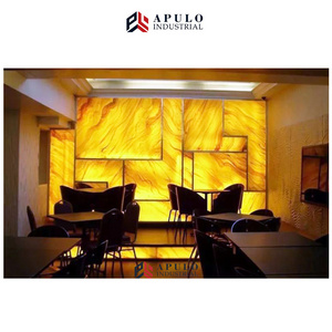 hotel house decorative orange jade onyx slab backlit onyx wall panel for sale