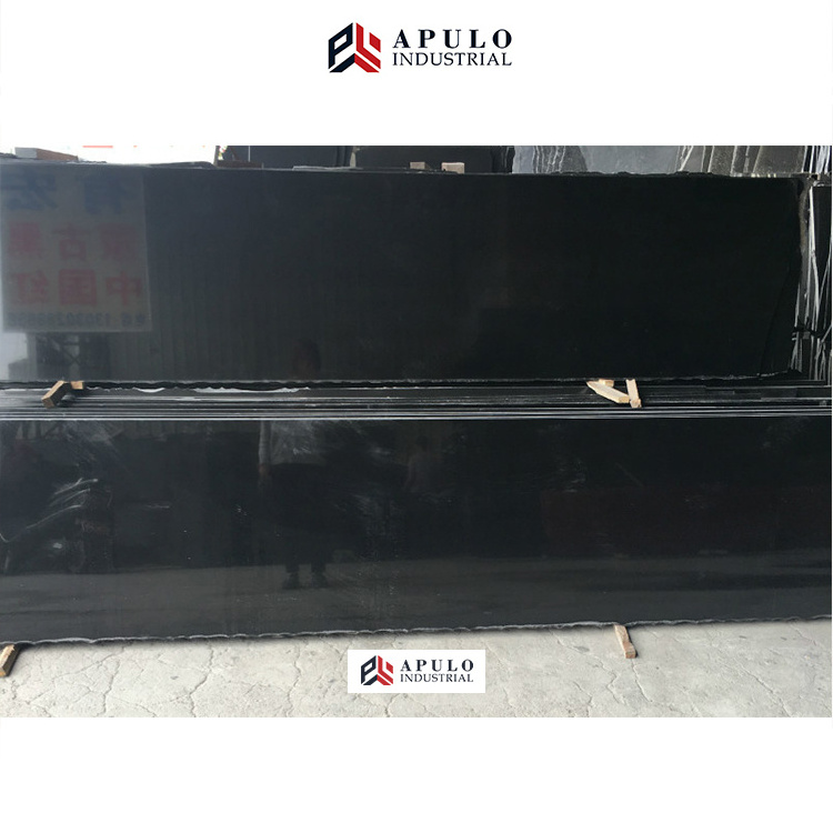 Factory price Mongolia/mongolian black granite slab black cemetery marble slabs absolute black grave tombstone granite tile