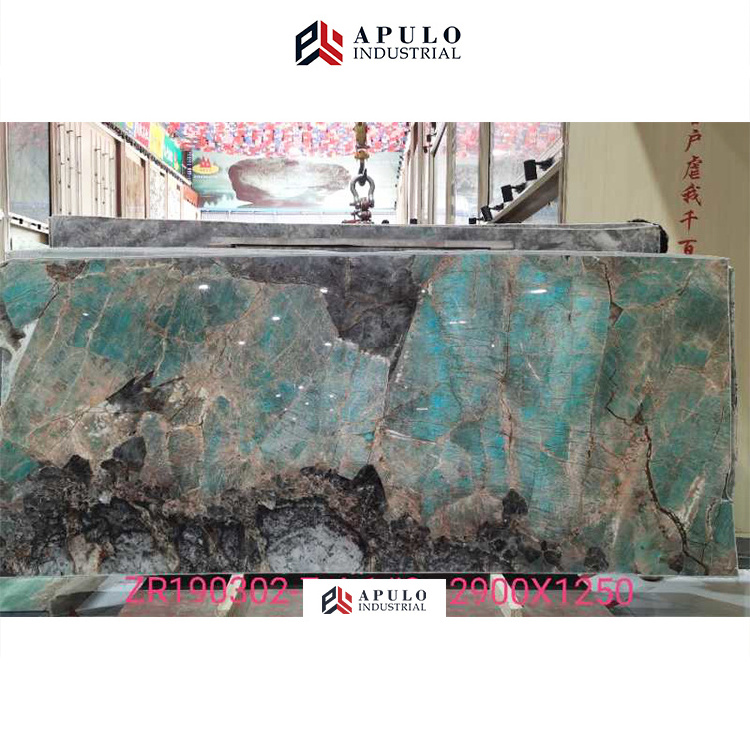 Luxury green quartzite polished breccia romana amazonite tiffany grey marble slab brazilian green expensive marble slabs