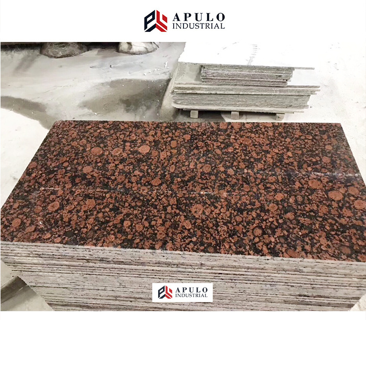 Factory price carmen red granite slab tiger red granite balmoral granite maple red slab