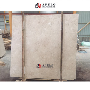 Factory direct crema light beige marble wall tiles marfil 24x24 tiles perlato sicilia caliza capri marble marmer beige slab