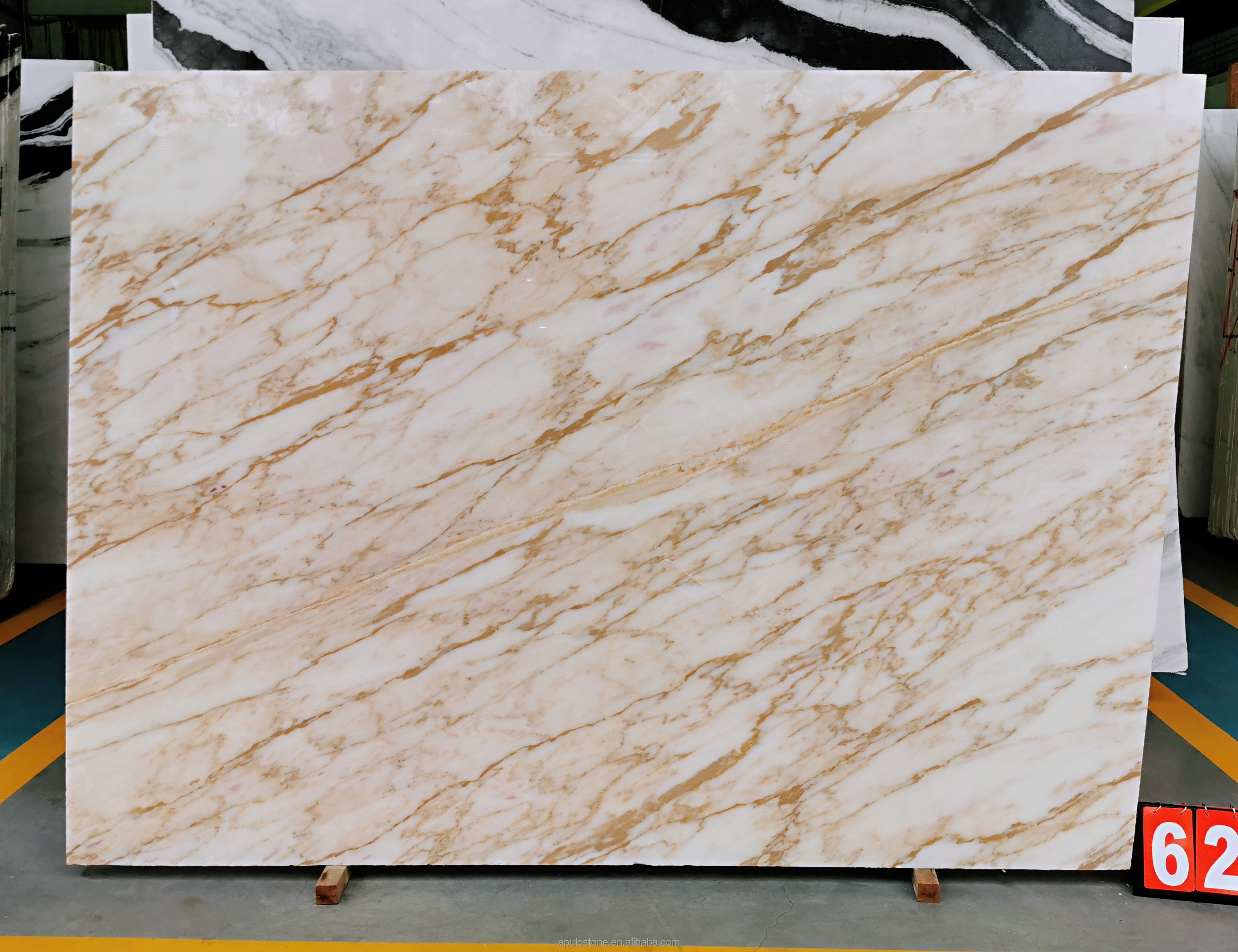 Hot sale White Calacatta Gold Marble Tile Price Stone Calacatta Gold Marble Slab New Calacatta Slabs