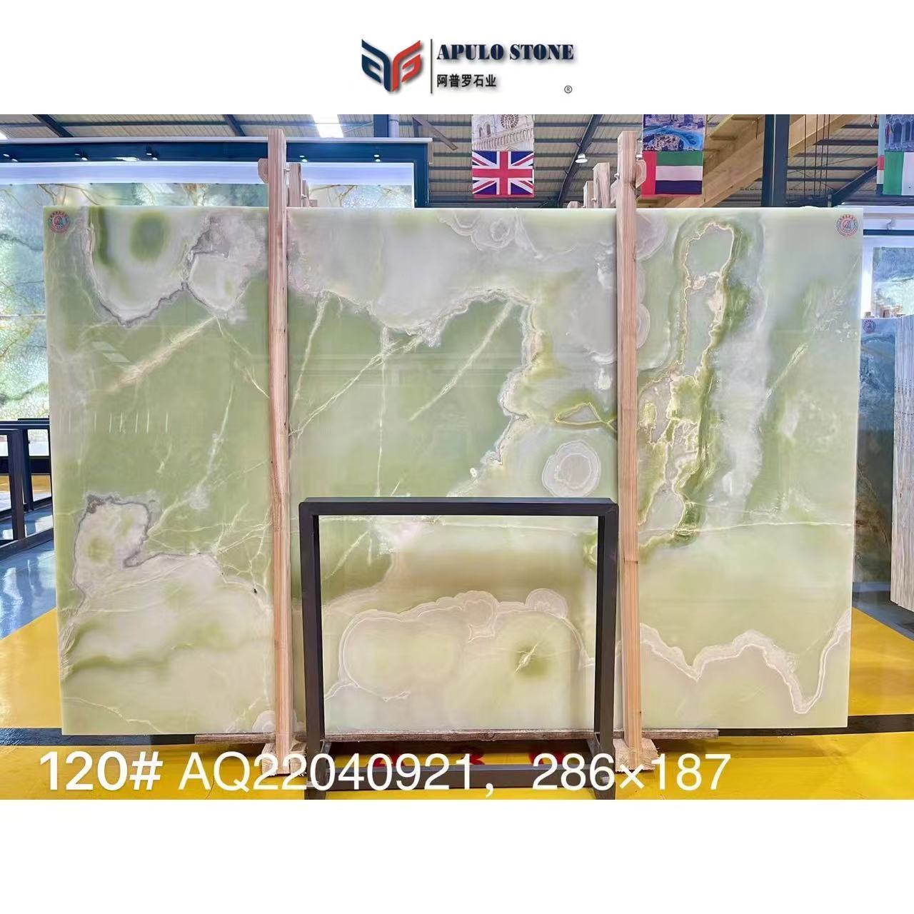 Factory price marble Translucent light green onyx pakistan green onyx marble stone slab red vein marmor onyx marble