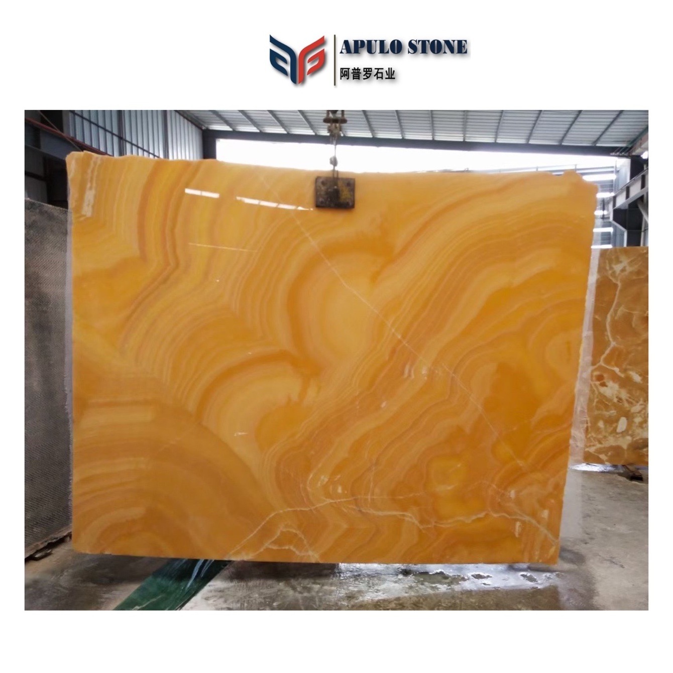 Top quality Natural yellow orange onyx stone tiles low price yellow honey onyx marble