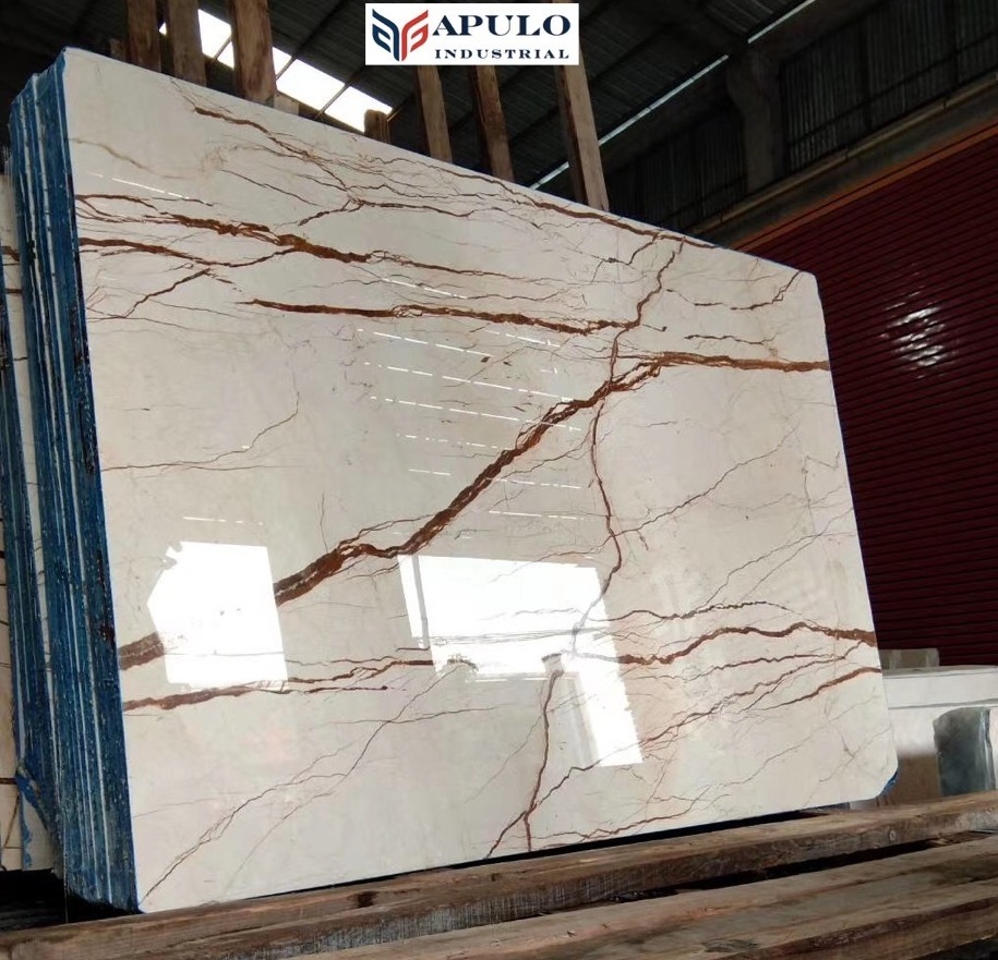 Quality Assurance Natural  Marble Floor Tiles And Marble Stair way steps Beige Marble Stone Slabs For Sale