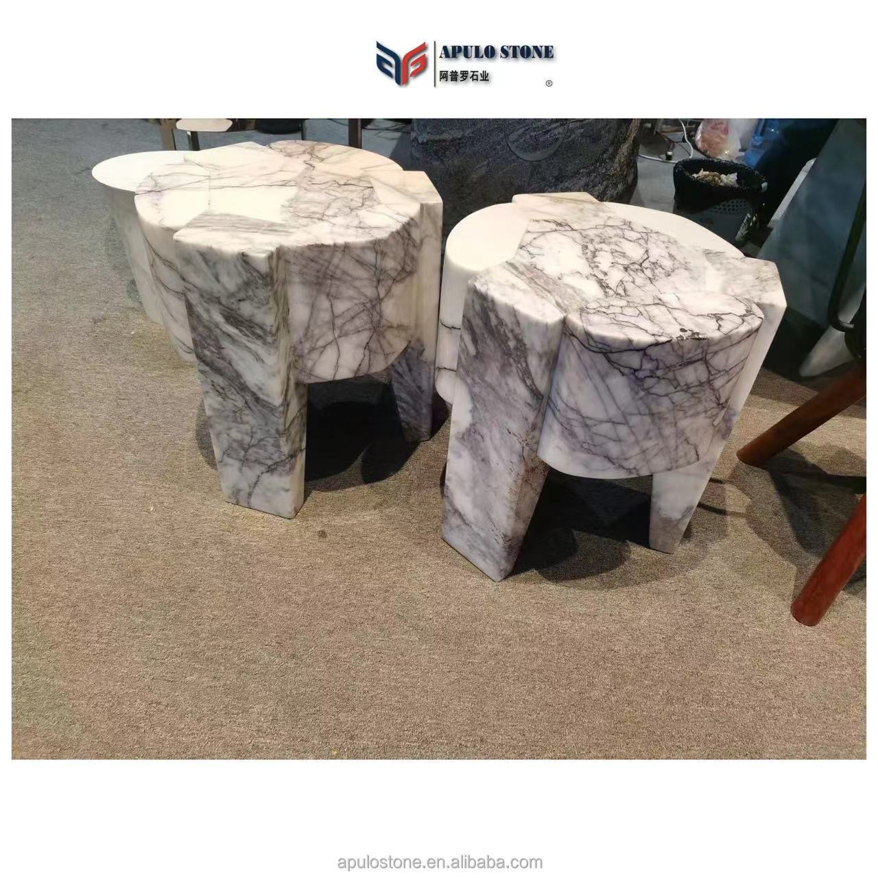 Customized Marble Round Square Table Geometric Square Bar Countert Nordic American Table Business Coffee Table