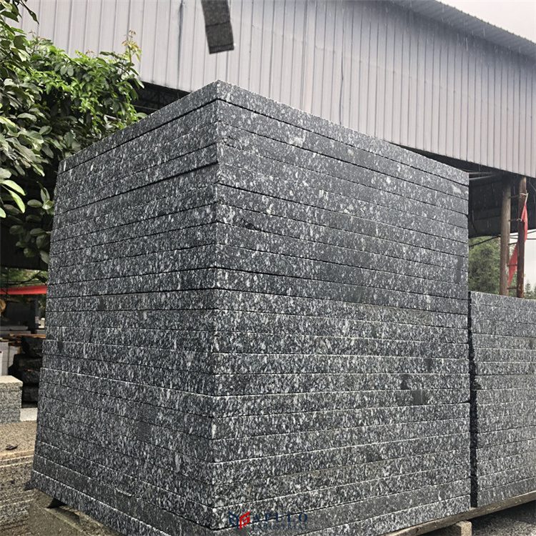 Marble Factory Wholesale Cheap Dark Grey Padang Black G654 Grey Granite Outdoor Driveway Granite Block Paving Stone