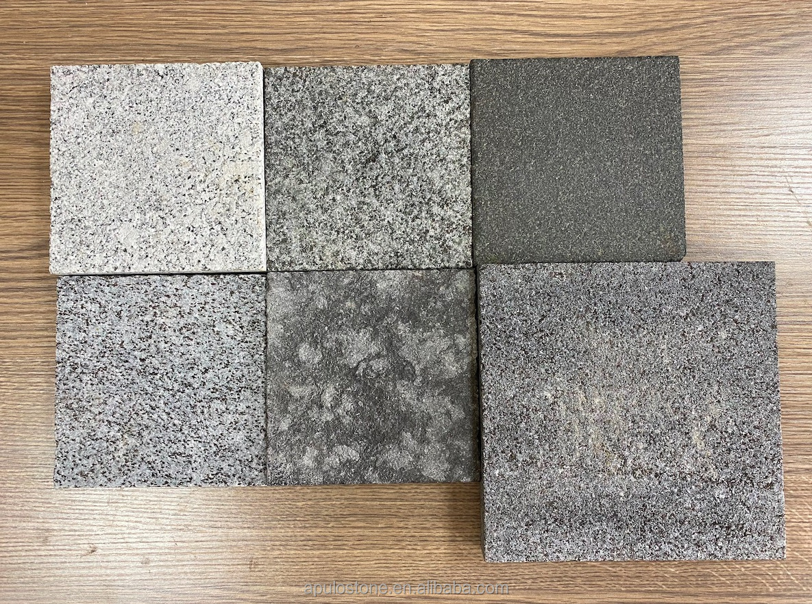 Marble Factory Wholesale Cheap Dark Grey Padang Black G654 Grey Granite Outdoor Driveway Granite Block Paving Stone