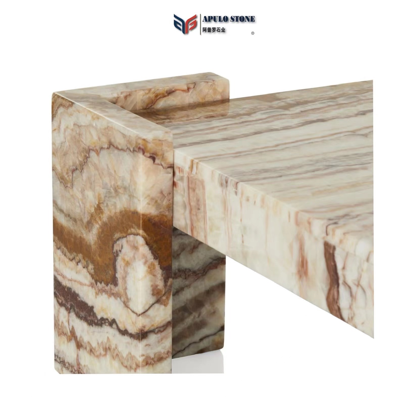 Factory Natural Stone Plinth Marble Plinth Cubic Stone  For Home Decor tables pedestal square column display stand block