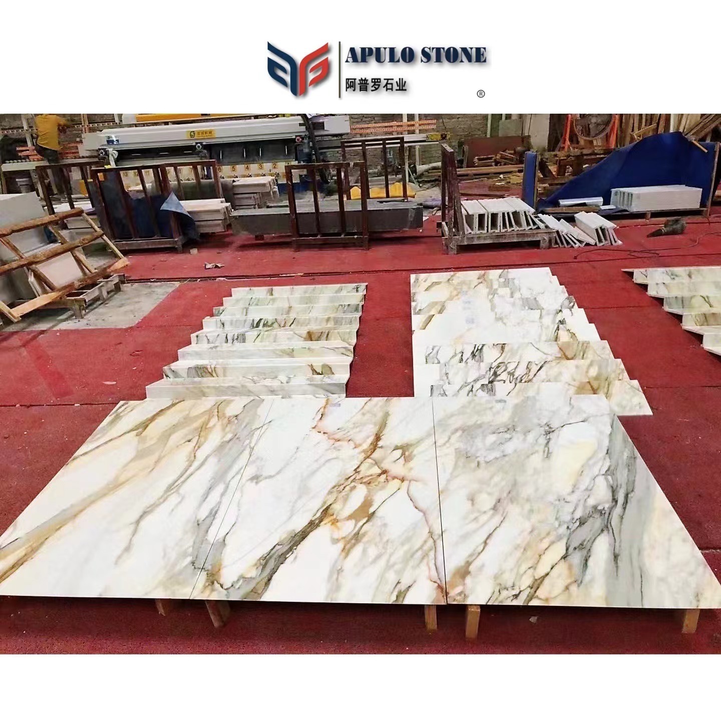 2022 factory directly calacutta Italy calacatta gold white marble slab with gold vein