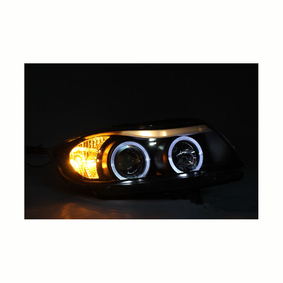 CCFL Angel Eyes LED Headlights for E90 3 Series 320i 323i 325 330 335 2005- 2012 year