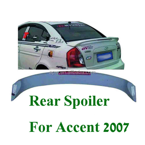 Modify Car Rear Spoiler For Hyundai Accent 2007