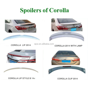 New ABS Auto Spoilers For Toyota Corolla 2014