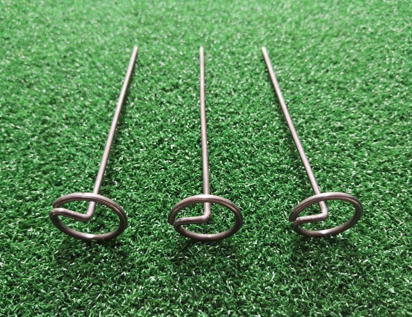 New Zealand Hot Dip Galvanized Steel Weed Mat Peg Garden Stakes Sod staples from China