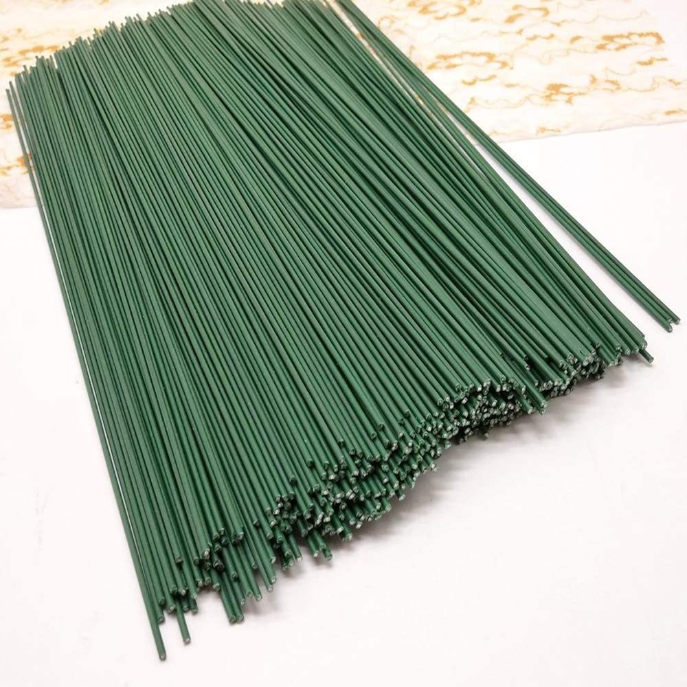 18Ga Green Crafting Floral Stem Wire  Florist Wire for DIY Crafts and Flower making