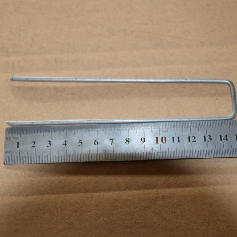 Steel ground sod staples/ Landscape Edging Pin/galvanized stainless steel sod nail