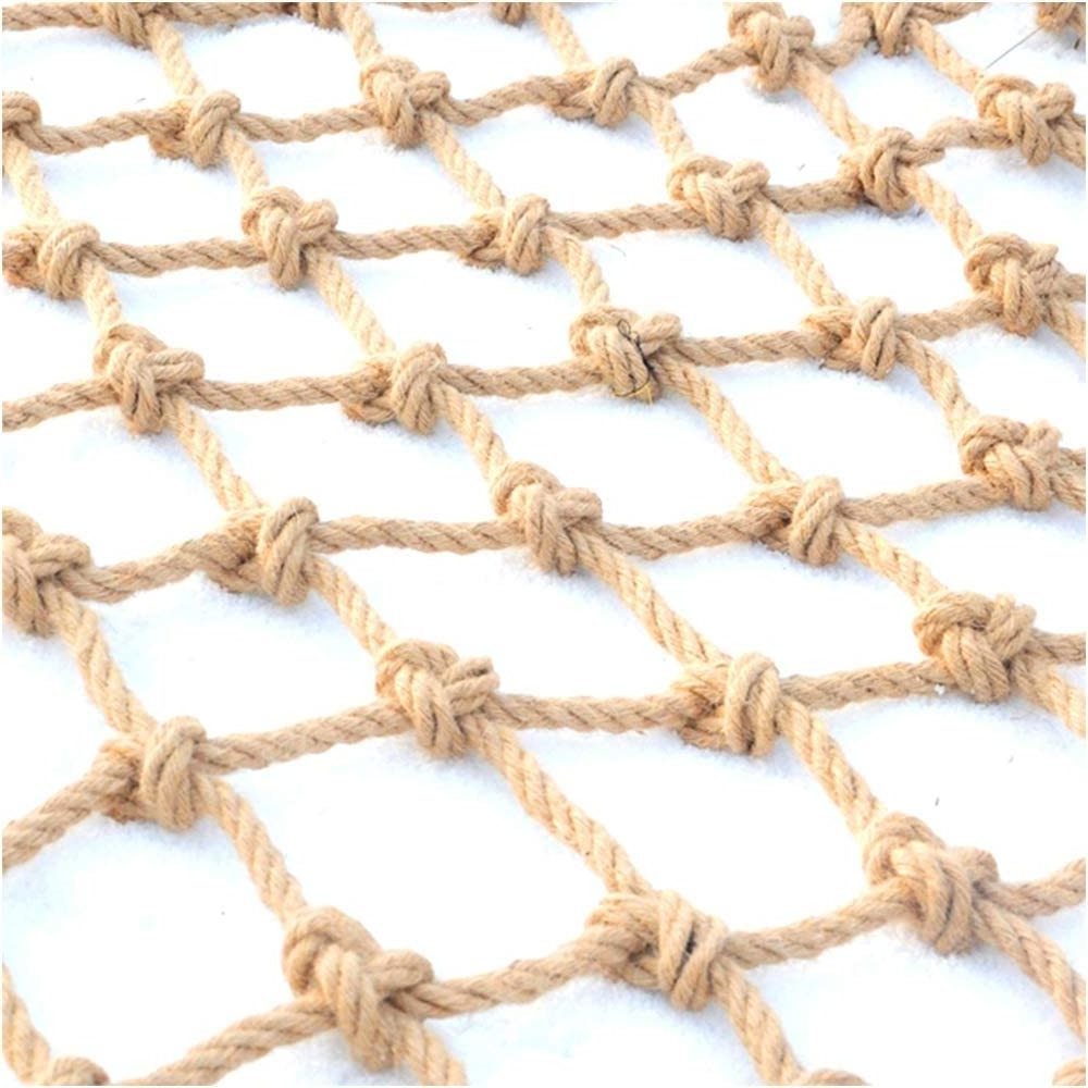 Hemp Natural Manila Rope Climbing Cargo Net Children Safety Jute Netting