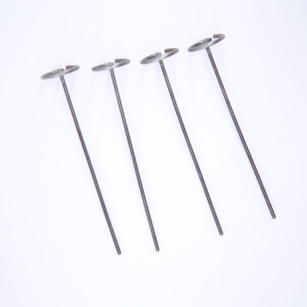 6 inch Galvanized U Shaped Nail Tent Pegs Garden Stake Sod Staples Ground Stakes