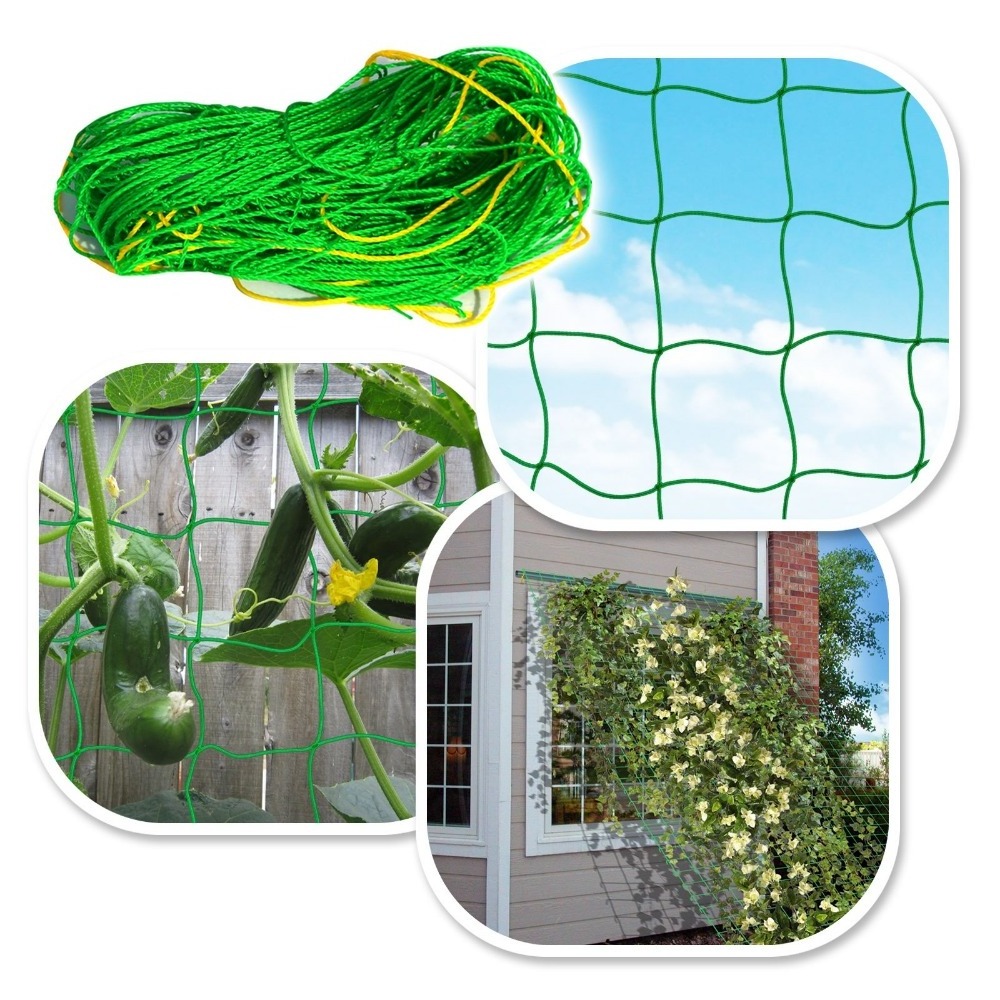 high quality PE material Agriculture Net or Gardening climbing Plant Support Net Garden Net