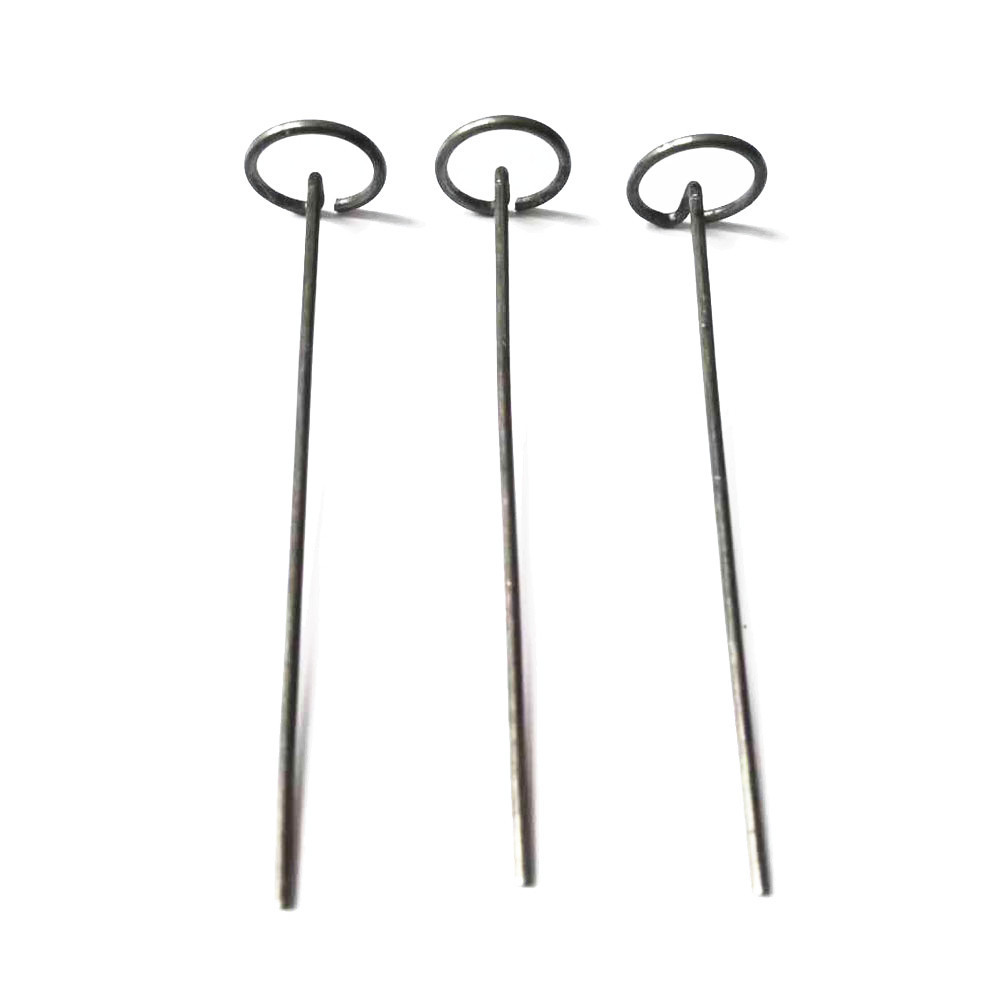 6 inch Galvanized U Shaped Nail Tent Pegs Garden Stake Sod Staples Ground Stakes