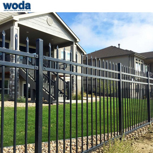 Woda Wholesale 6ftx8ft Anti Rust Modern Steel Metal Fence Design Philippines