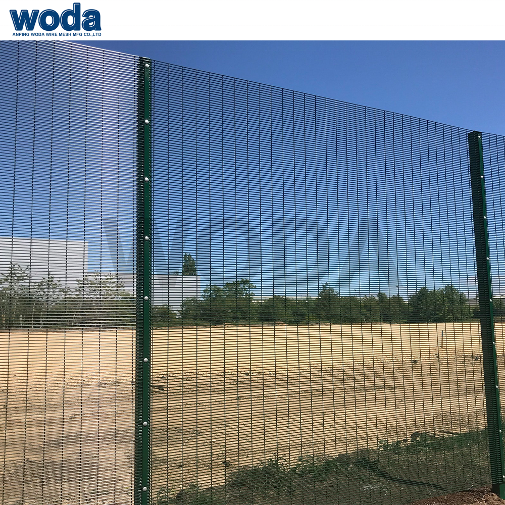 Clear View Fence Clearview Clearvu High Security Safety Fence Panels Protection 358 Penumatic Anti Climbing Prison Fence