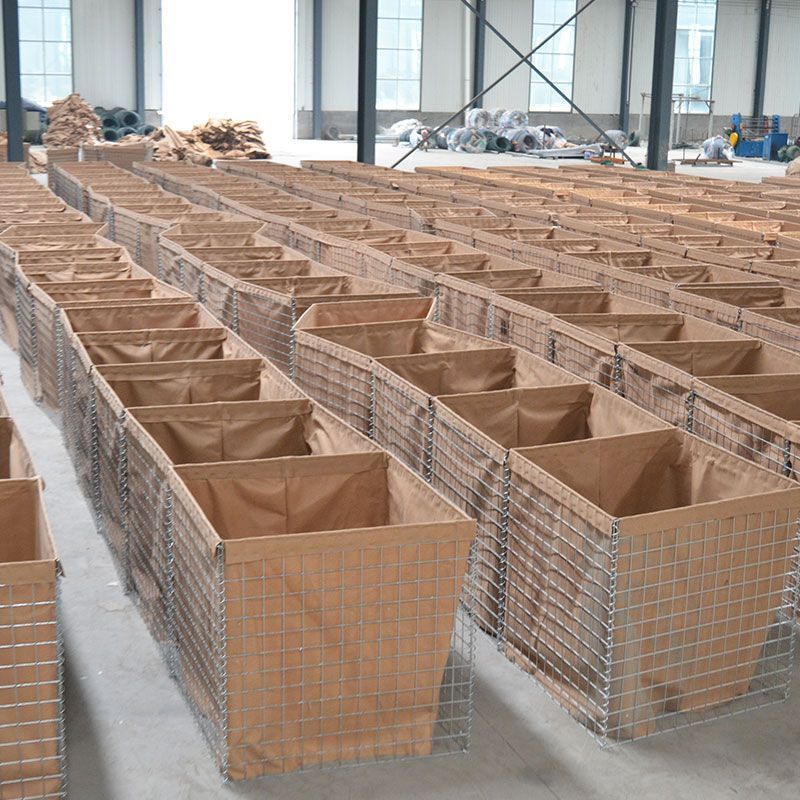 factory direct sell heavy-zinc coated defensive hesko barrier welded gabion box  flood protection barriers