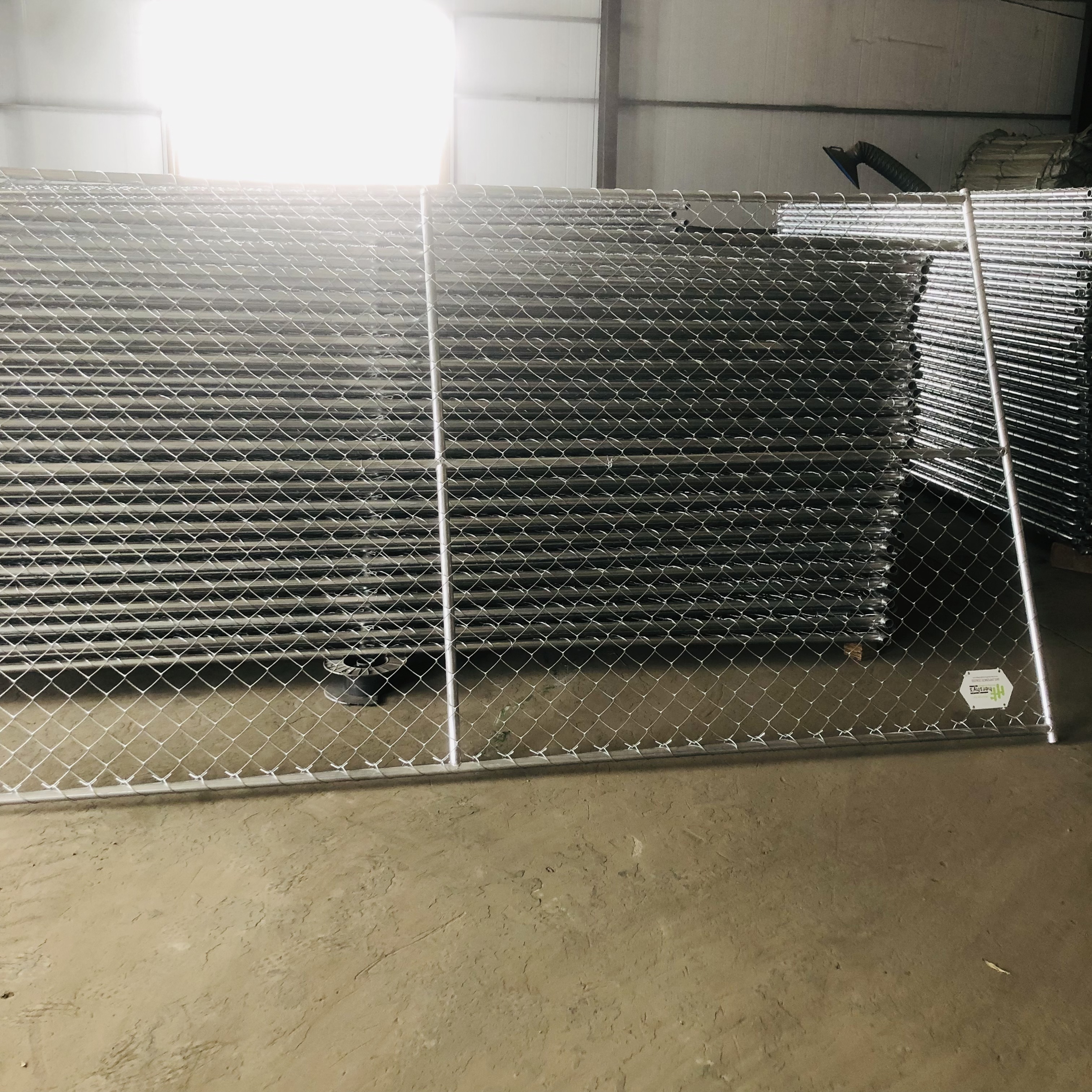 factory wholesale 6x12ft  american removable temporary chain link fence panel  for  construction fence