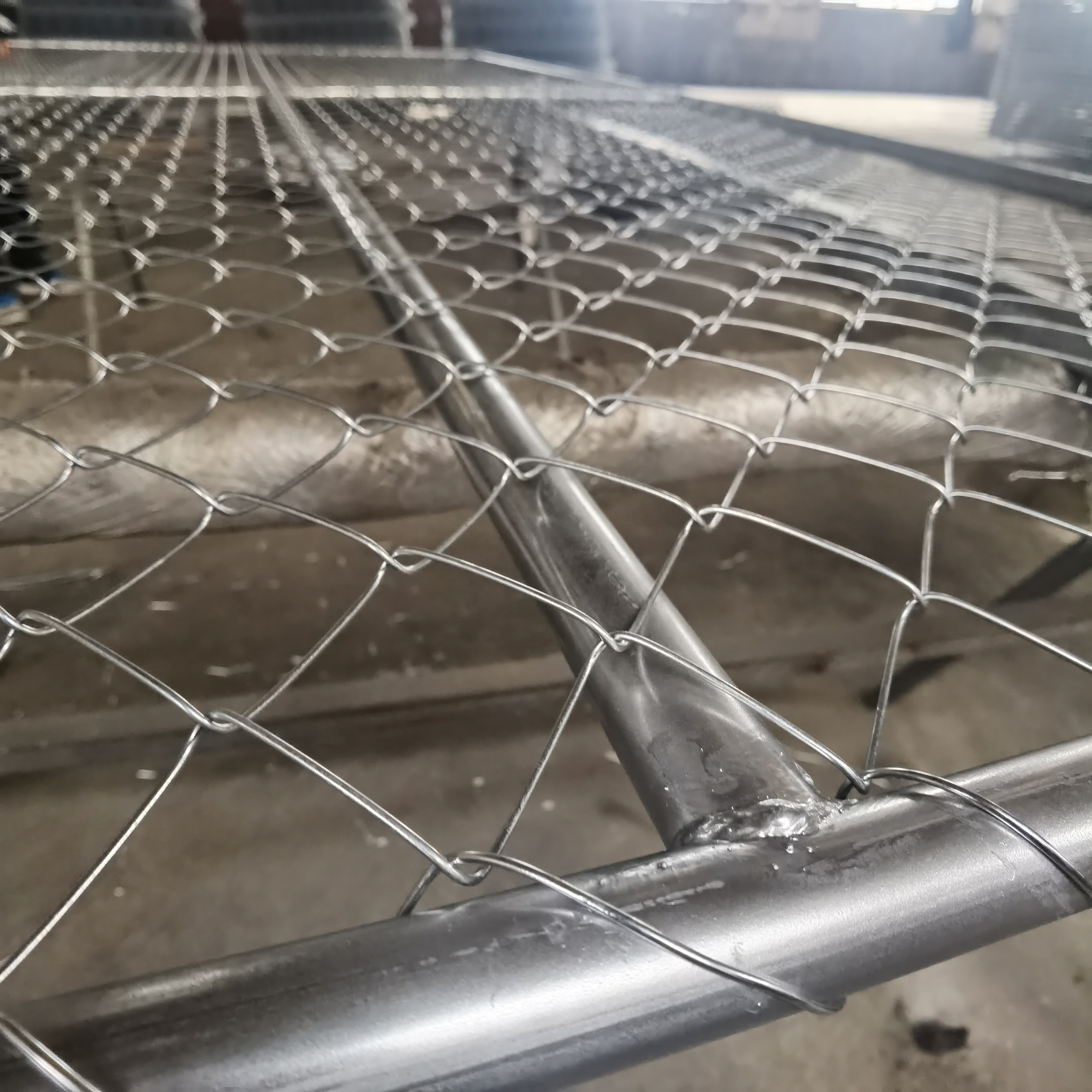 factory wholesale 6x12ft  american removable temporary chain link fence panel  for  construction fence