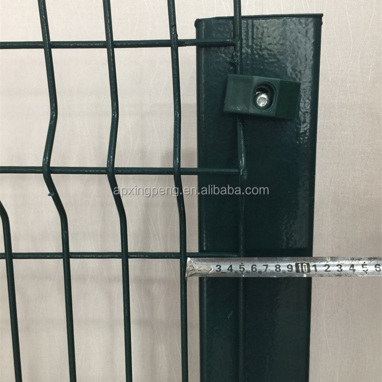 Factory supply welded wire mesh fence, garden fence, galvanized 3D curved fence