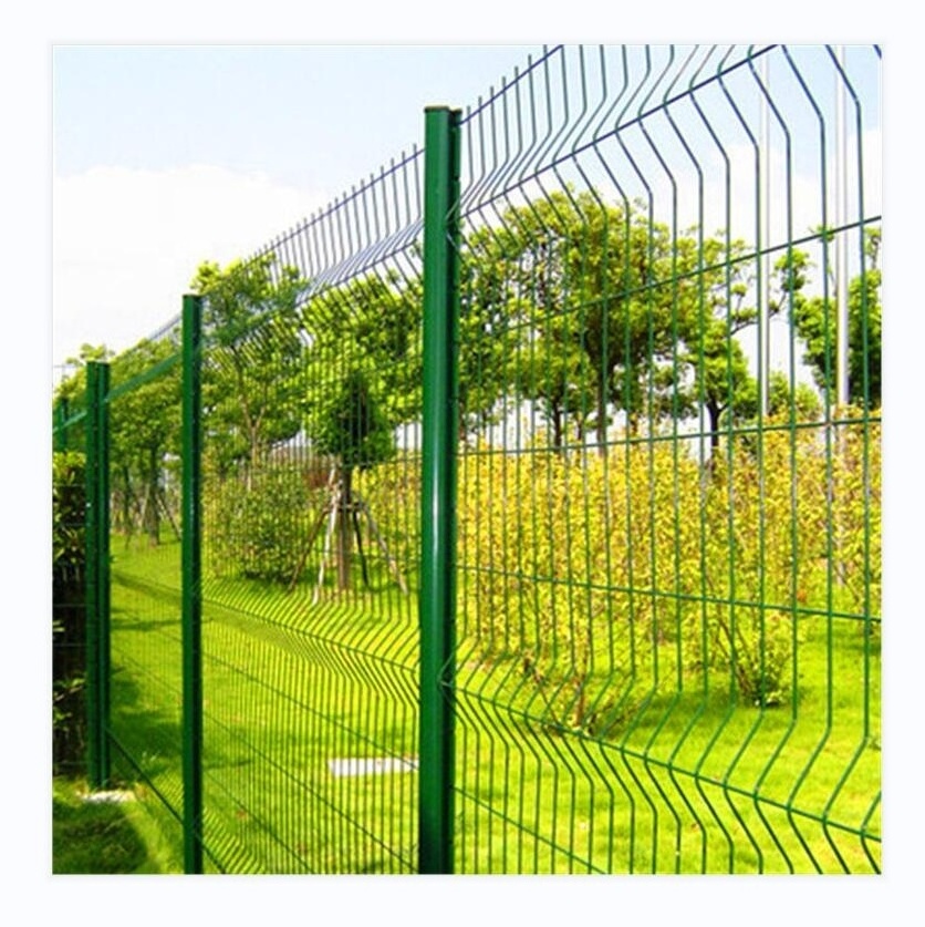 Garden Fence Panels 3d Curved Fence Netting 3d Wire Mesh Fence Con Siding