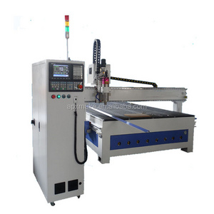 Jinan 3d auto tool change woodworking cutting carving atc cnc router machine for wooden furniture equipment