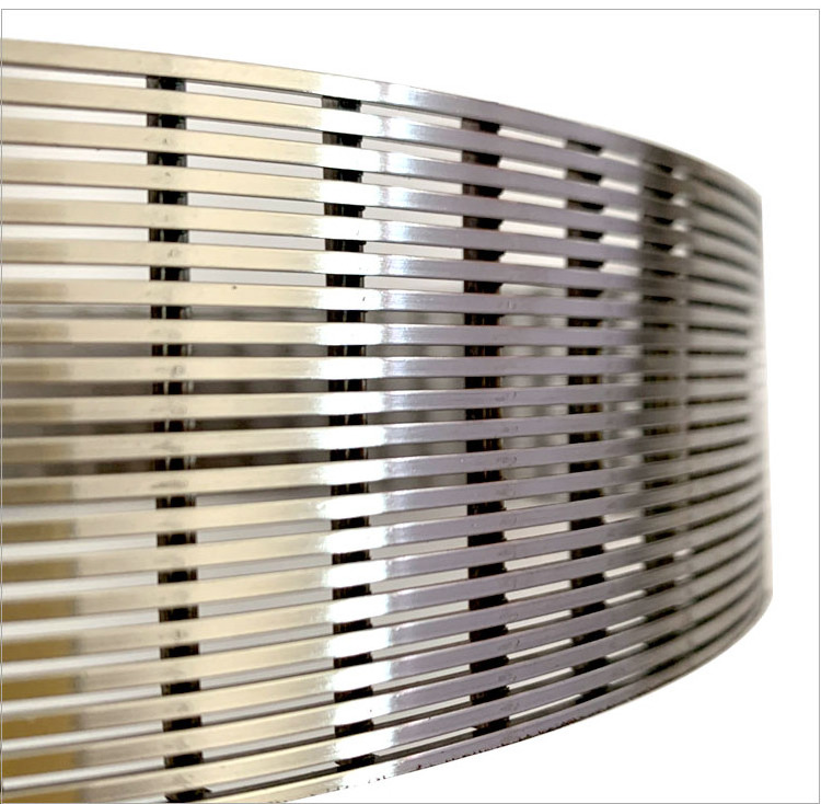 Wedge V Slotted Wire Stainless steel 316 Sieve Cylinder Johnson screen filter with high quality