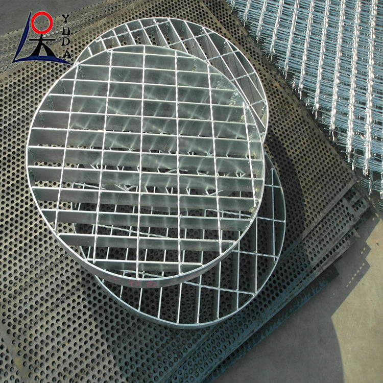 Factory price driveway HDG steel grating door mat drainage trench cover catwalk platform steel bar grate floor plate