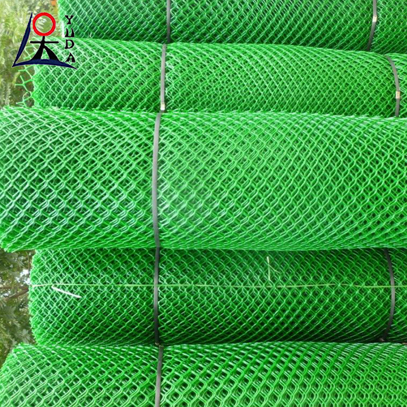 Recycled plastic flat breeding net hdpe grass turf reinforcement protective plastic extruded flat net roll