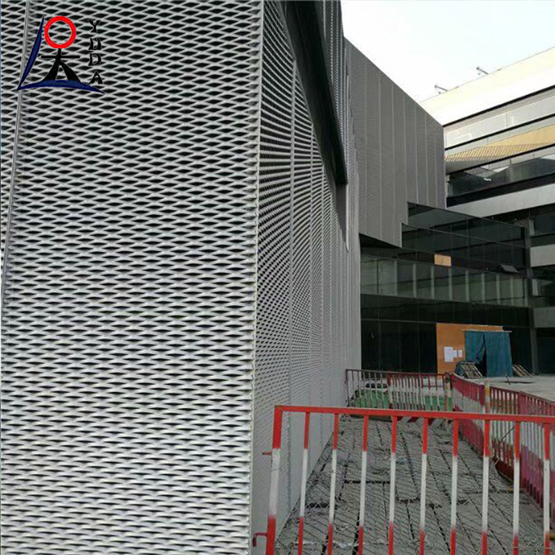 Chinese supplier Mild steel expanded mesh Galvanized Flat Plate Stretch expanded metal mesh price