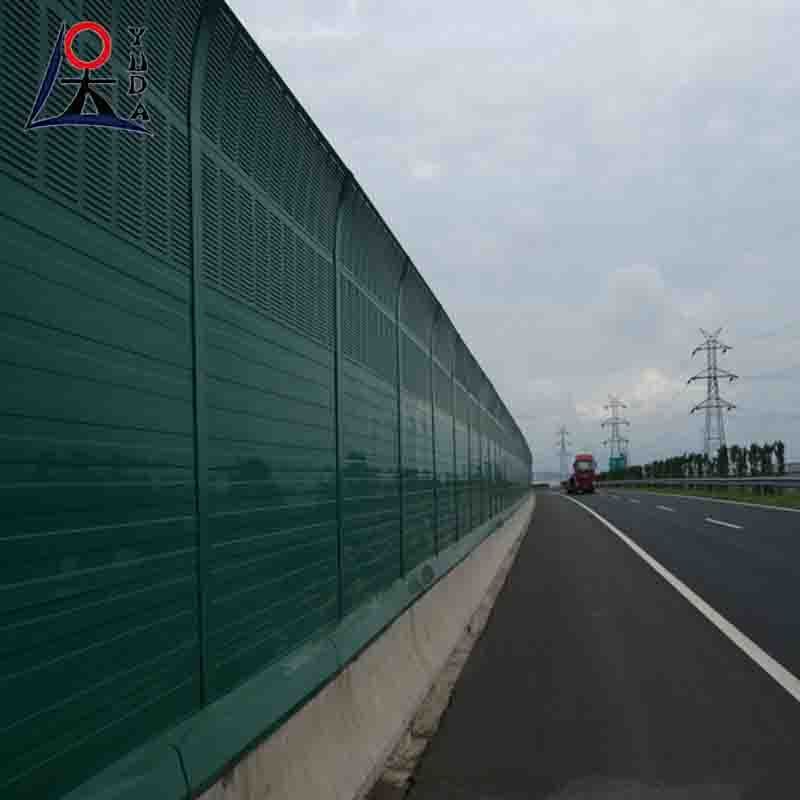 Removable plastic privacy sound absorbing panels noise barrier fence