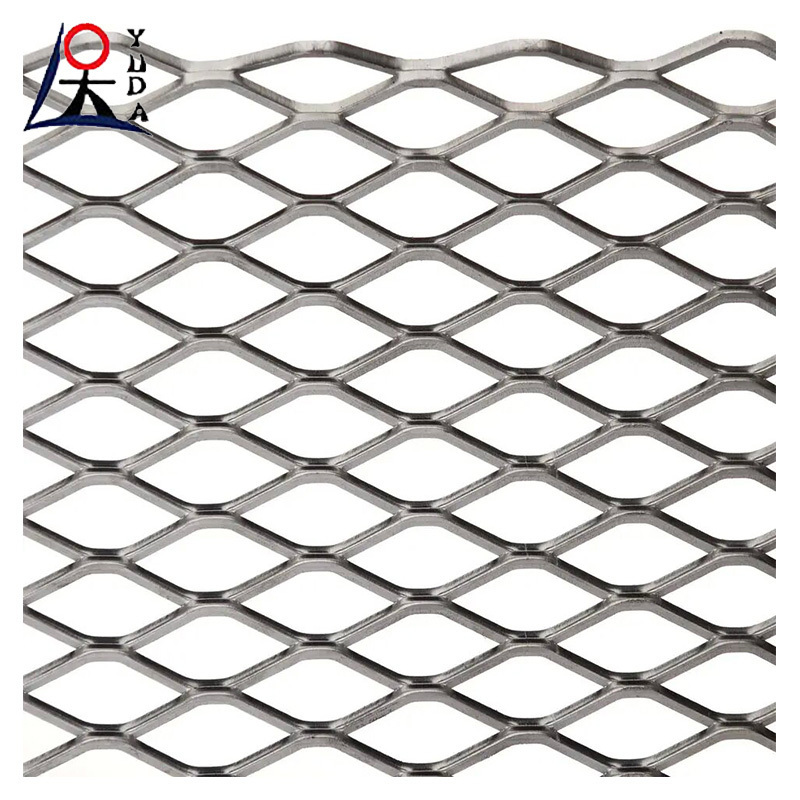 Diamond hole barrier iron plate raised expanded metal wire mesh galvanized steel expanded mesh roll