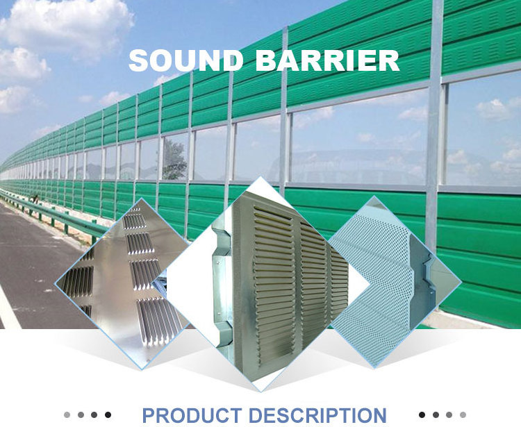 Noise barrier fence panels acoustic sound barrier outdoor roadway soundproof sheet