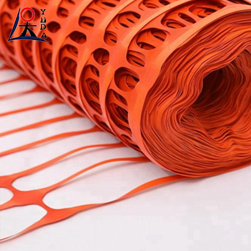 Environmental protection plastic mesh plastic orange safety reinforcement fence net pe road snow fence