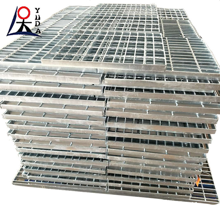 Drainage gutter with stainless steel grating cover storm drain cover steel grating mesh