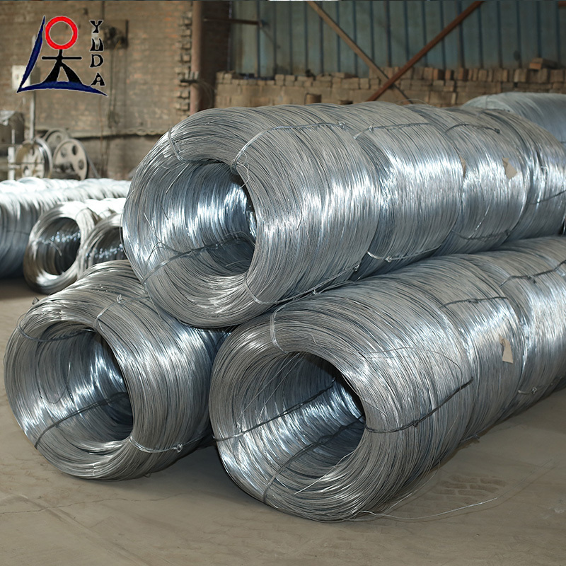 Anping factory hot dipped galvanized steel wire 12/ 16/ 18 gauge electro galvanized gi iron binding wire