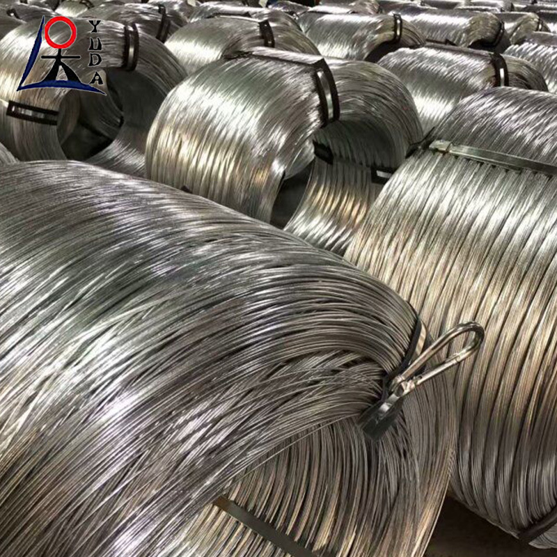 Anping factory hot dipped galvanized steel wire 12/ 16/ 18 gauge electro galvanized gi iron binding wire